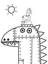 Peppa Wutz Ausmalbilder: Mein großes Malbuch 