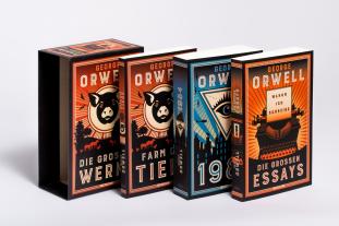 George Orwell: George Orwell, Die großen Werke. Farm der Tiere, 1984, Die großen Essays. Im Schuber 