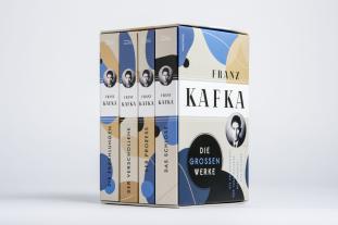Franz Kafka: Franz Kafka, Die großen Werke (Die Erzählungen - Der Verschollene - Der Prozess - Das Schloss) (4 Bände im Schuber) 