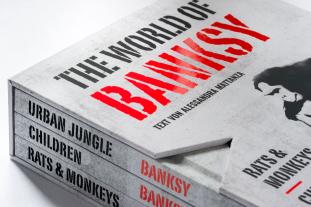 Alessandra Mattanza: The World of Banksy. Alles was du von Banksy kennen musst in 3 Bänden im Schuber 