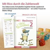 Thomas Laubis, Wiebke Meyer: Rechnen mit Rico Schnabel Klasse 2, Heft 1 – Selbstständig das Addieren und Subtrahieren bis 100 trainieren 