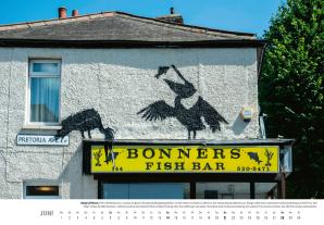 Banksy Kalender 2026 Mittelformat 
