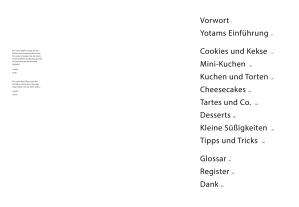 Helen Goh, Yotam Ottolenghi, DK Verlag: SWEET 