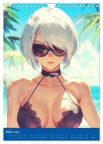 CALVENDO, Rose Hurley: Erotische Mangas. Sexy Cartoon-Girls (Wandkalender 2026 DIN A4 hoch), CALVENDO Monatskalender 