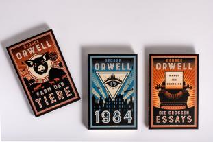George Orwell: George Orwell, Die großen Werke. Farm der Tiere, 1984, Die großen Essays. Im Schuber 
