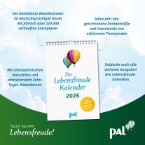 Maja Günther, Rolf Merkle, Doris Wolf: Der Lebensfreude-Kalender 2026 